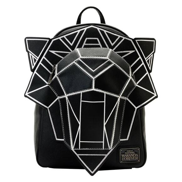 NWT Loungefly Black Panther 3D Geometric Mini Backpack - Picture 2 of 7